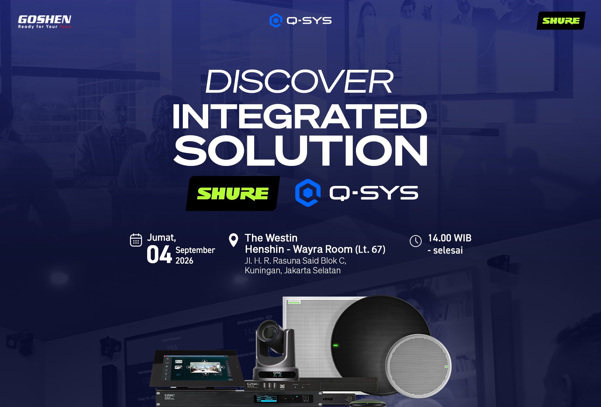 You're Invited to Q-SYS Appreciation Dinner!